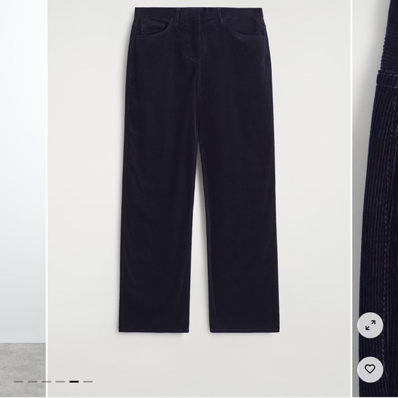 COS Corduroy Straight Leg Pants - Picture 3 of 8